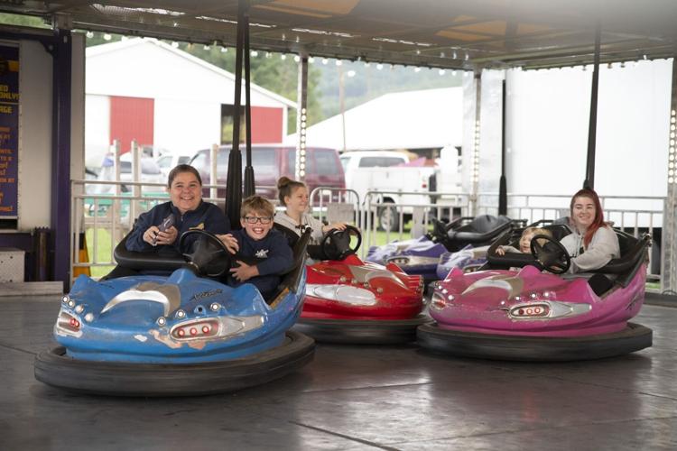 At the McKean County Fair Spinning and whirling and bouncing, oh my