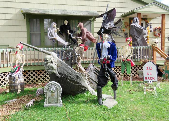 Ghouls, ghosts and goblins lurk in Salamanca home's Halloween