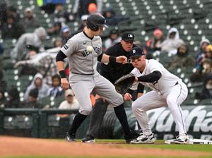 Yankees haven’t considered other positions for Rice as Stanton slowly progresses