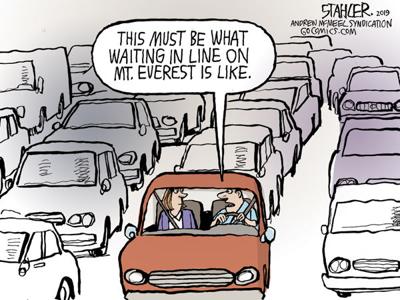 Stuck In Traffic Editorial Cartoons Oleantimesherald Com
