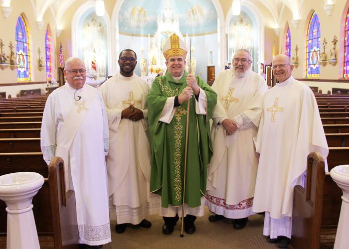 Salamanca's Holy Cross Church celebrates centennial with Bishop-led Mass