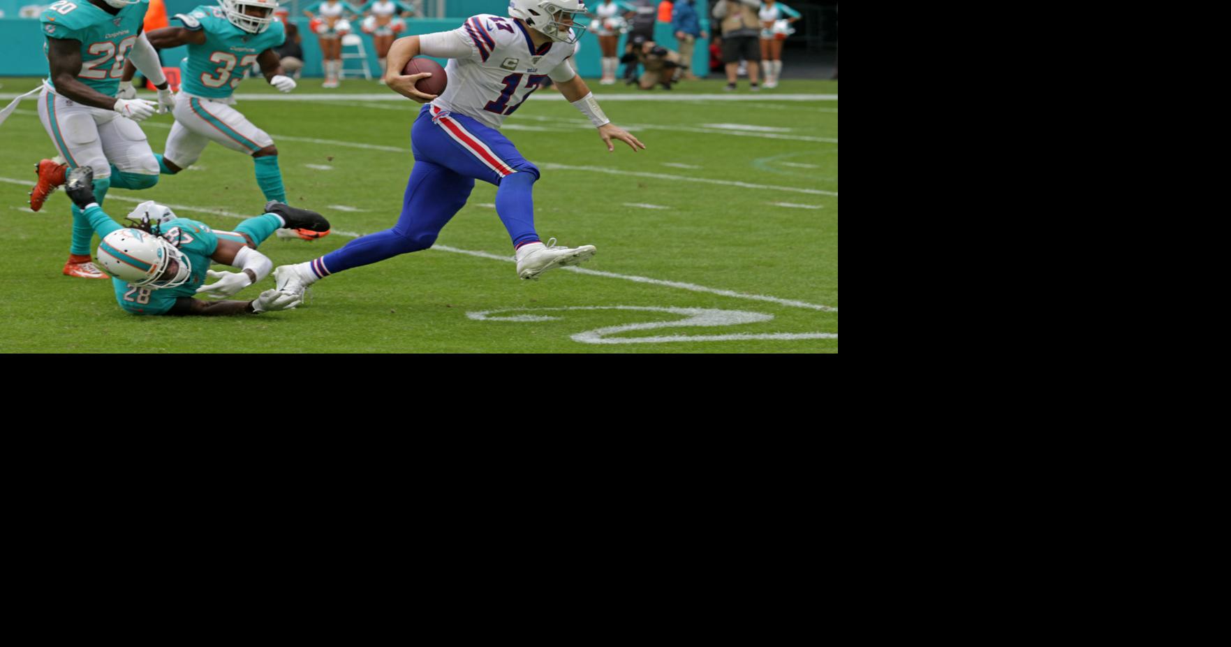 Josh Allen throws 3 TD passes to help Bills beat Miami 37-20