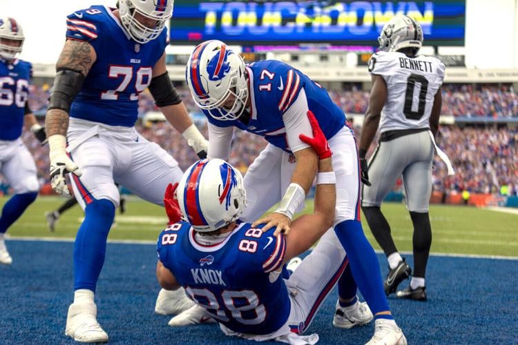 Allen, Bills bounce back from opener with 38-10 rout of the Raiders, Sports
