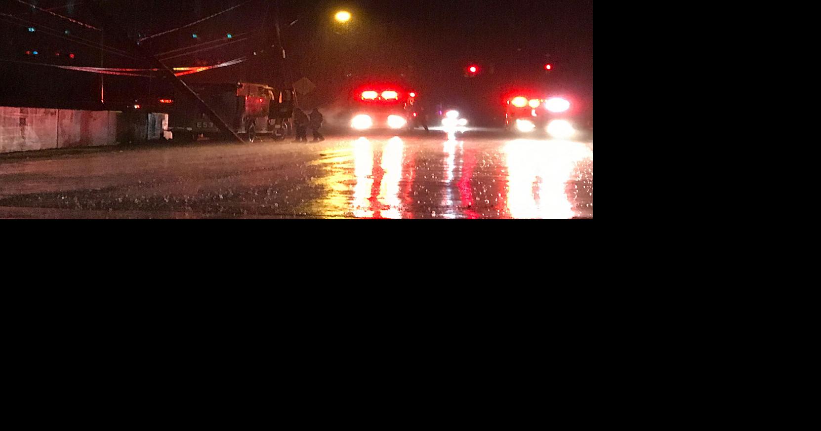 Westons Mills fire tanker wrecks in Olean on way to lightning strike