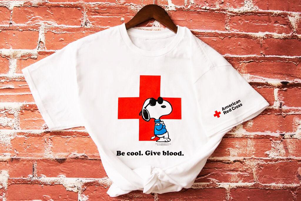 State & Union Red Cross, Peanuts gang encouraging blood donations