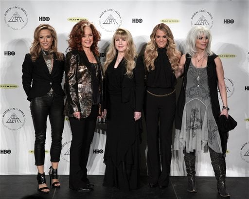 Sheryl Crow, Bonnie Raitt, Stevie Nicks, Carrie Underwood, Emmylou Harris |  | oleantimesherald.com