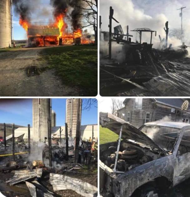 Garage Fire Reported At Lyndon Farm News Oleantimesherald Com