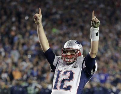 01 Feb 2004: Tom Brady of the New England Patriots during the New