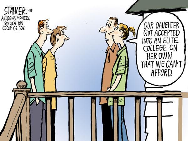 Getting Into College Editorial Cartoons Oleantimesherald Com