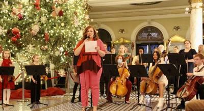 Locals performed during Christmas at the Capitol