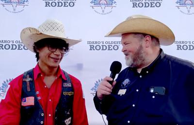 After earning the bareback championship, Chase Yellowhawk was interviewed about his ride.