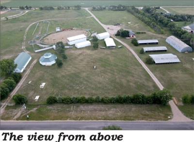 All was quiet at the Sully County Fairgrounds on July 21 when drone photographer Sandy Stough captured this image, but it will be a hive of activity when the centennial Sully County Fair gets underway in just two weeks, Augst 11-14. The now empty midway...