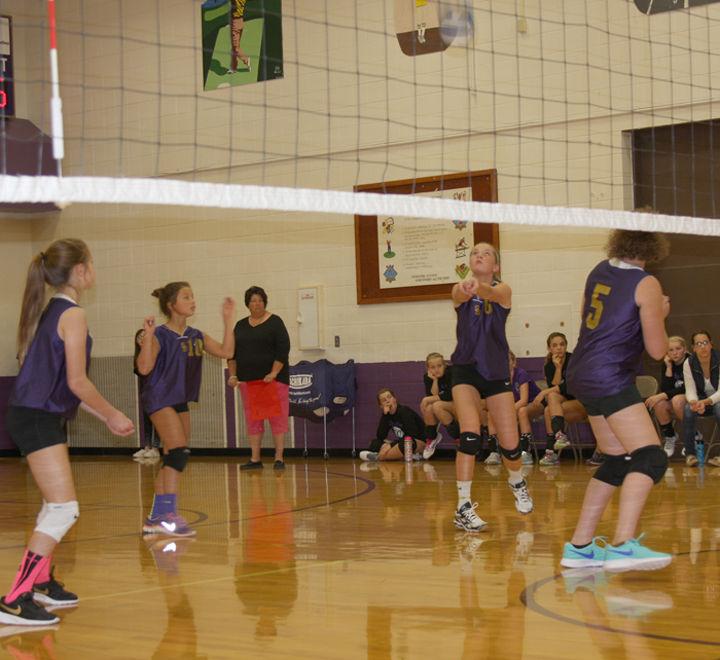 Chargers volleyball teams thinks pink Onida Watchman Home