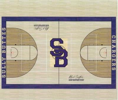 An element of refurbishing the basketball court will be naming the floor in honor of former coach Mark Senftner, who passed away in October of 2022. Senftner coached football and girls basketball for 17 years at Sully Buttes School, and his wife Lynn an...