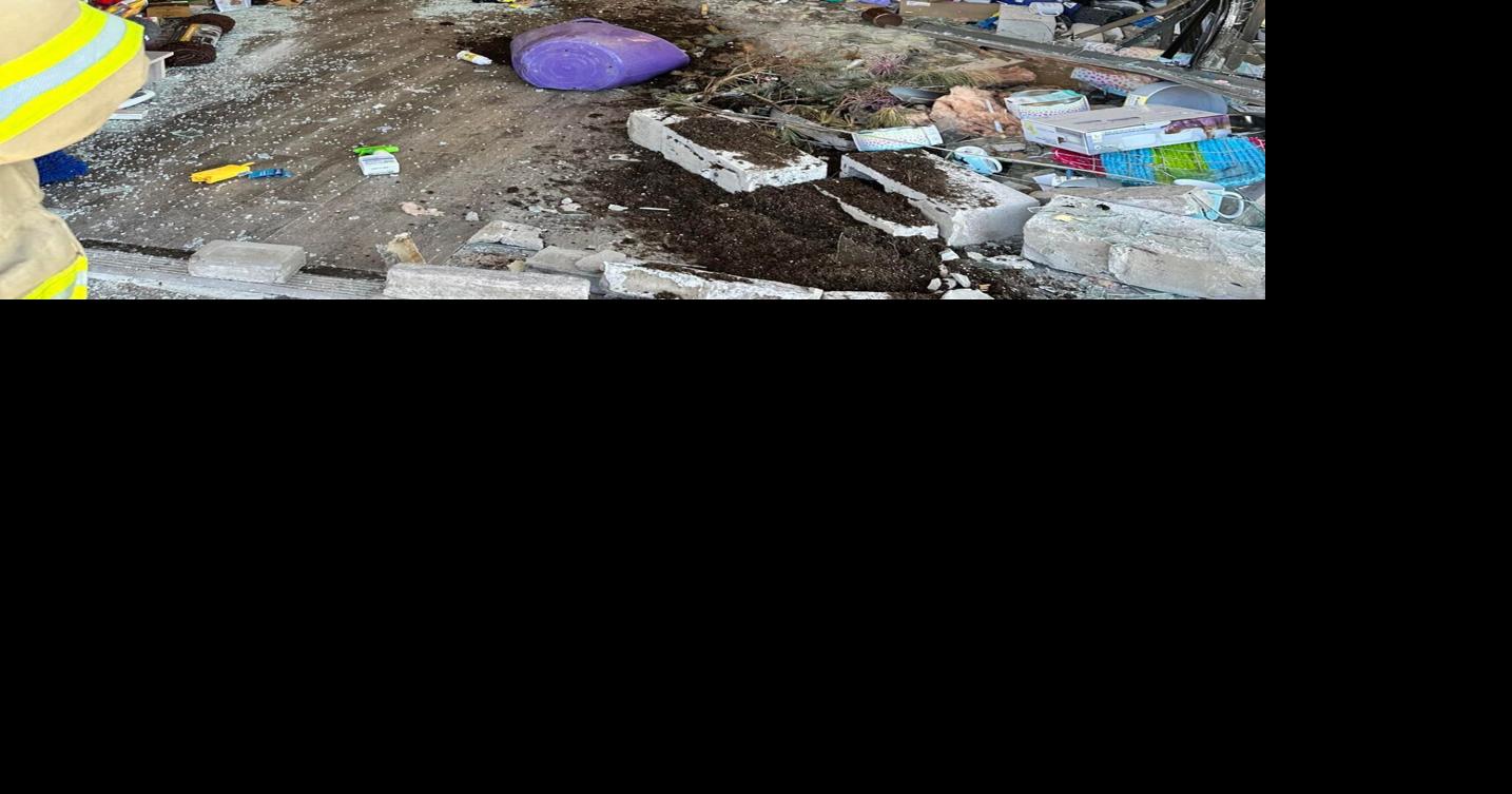 Jeep crashes into Erin pet supply store