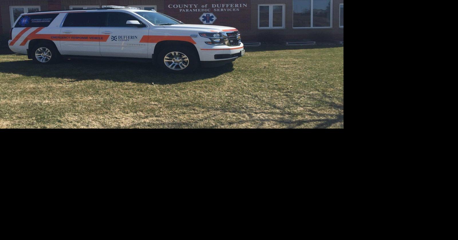 VIDEO Every Dufferin EMS ambulance will have these flashing blue