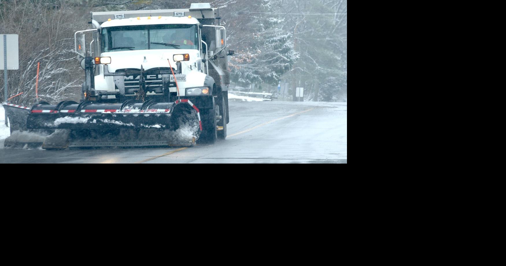 Snowplows out in force after season's first snowfall