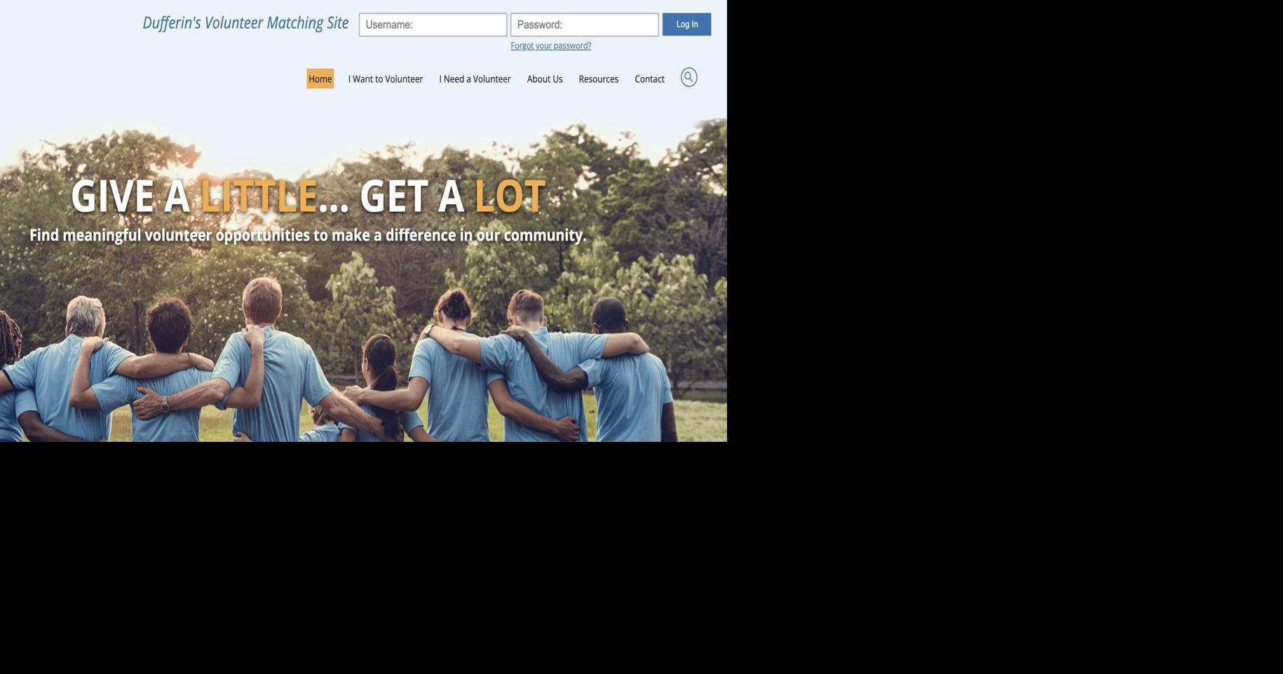 Dufferin volunteer portal gets 36K federal grant