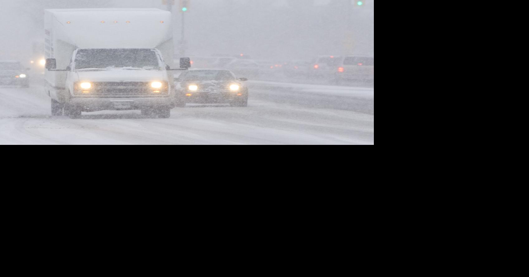 Road conditions in Orangeville, Shelburne, Dufferin County