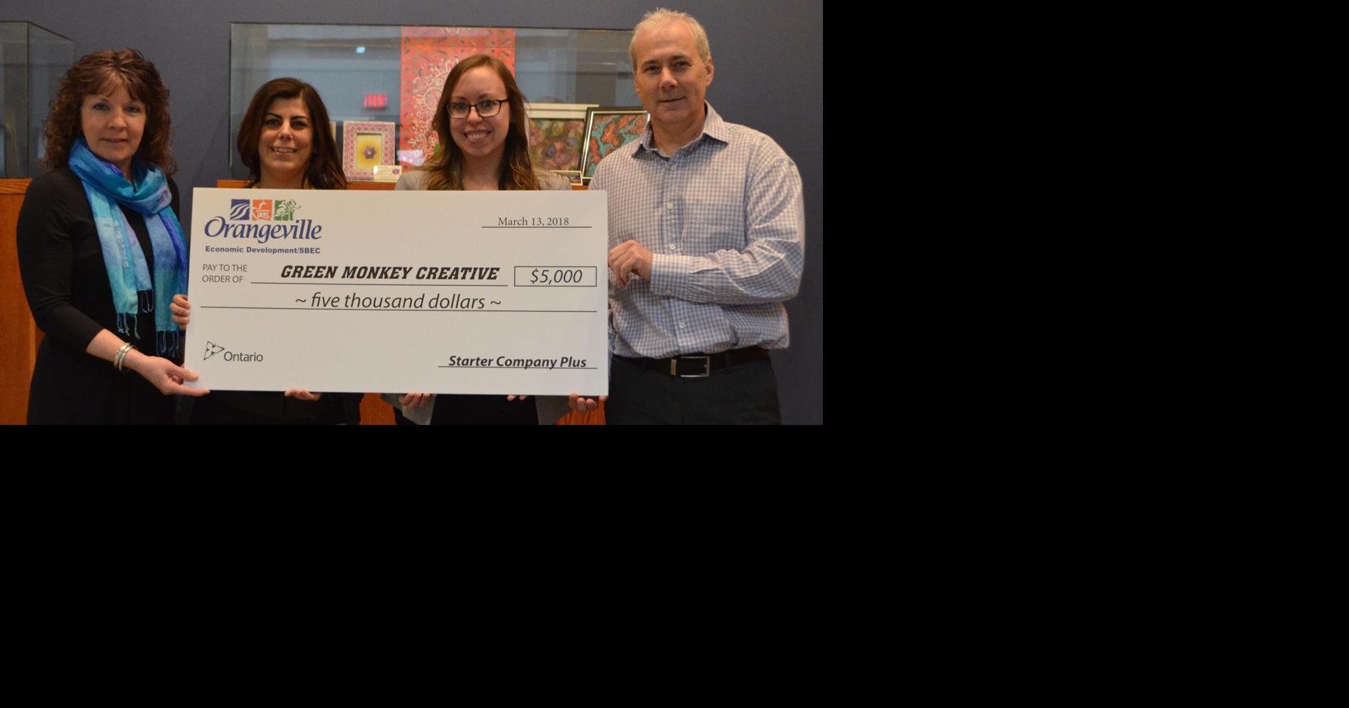 Orangeville businesses get Starter Company Plus grants