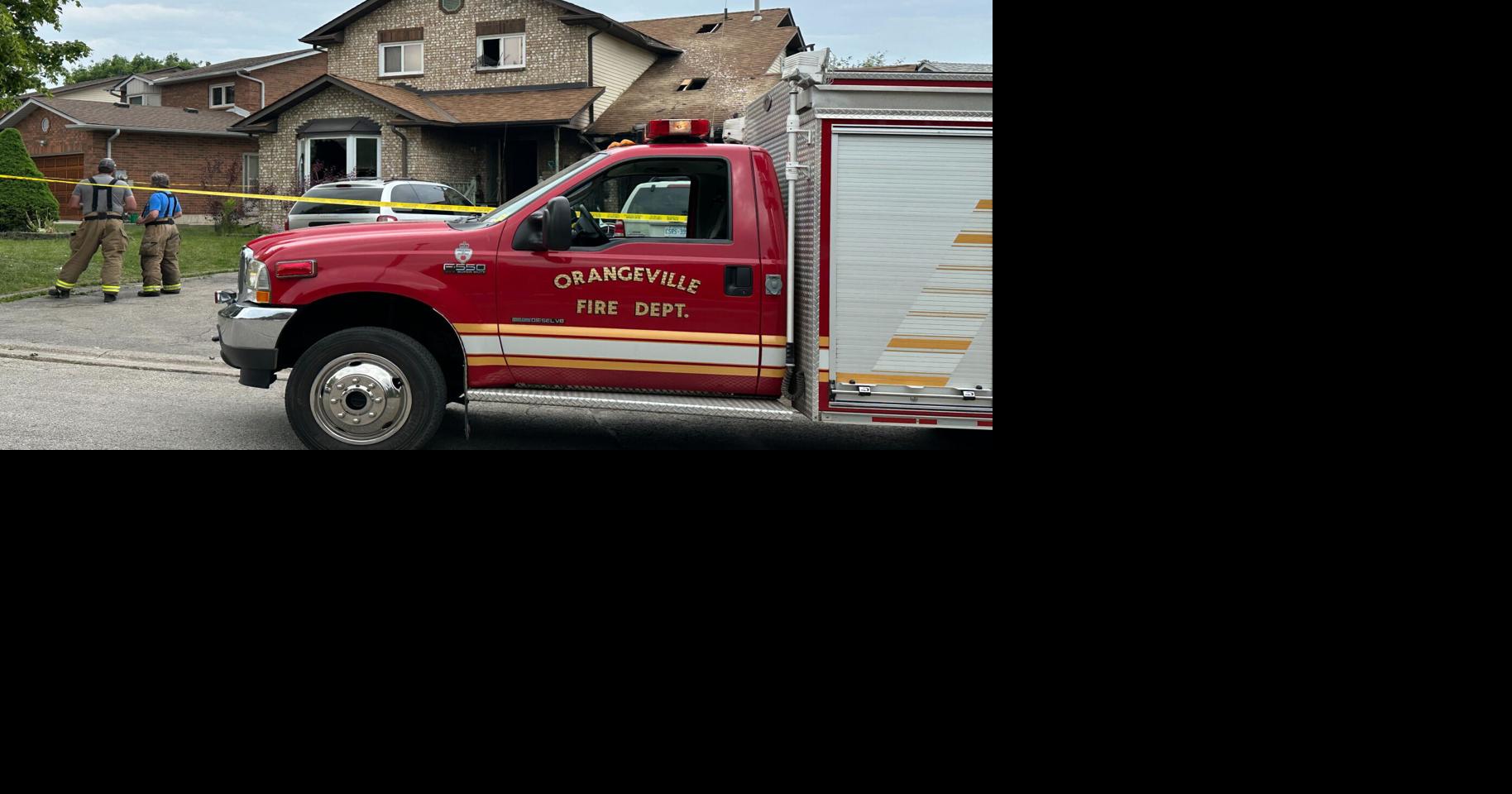 Orangeville house fire claims life