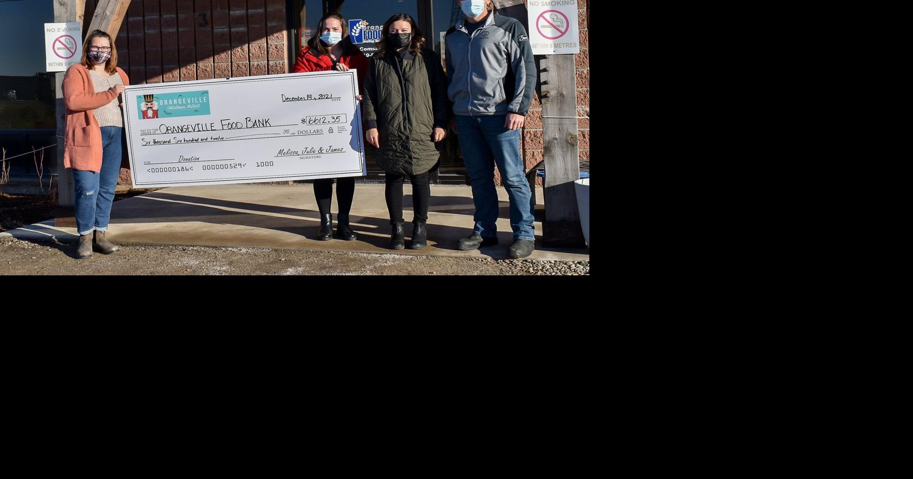 More than 6k raised for food bank at Orangeville Christmas Market