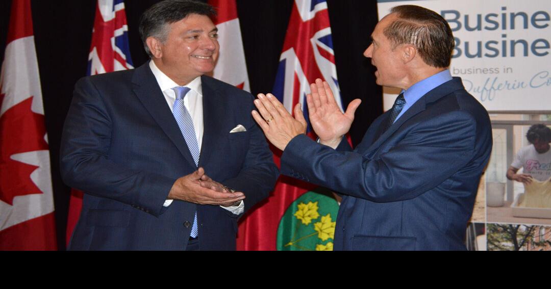 Ontario Finance Minister hears about Dufferin County's economic hurdles