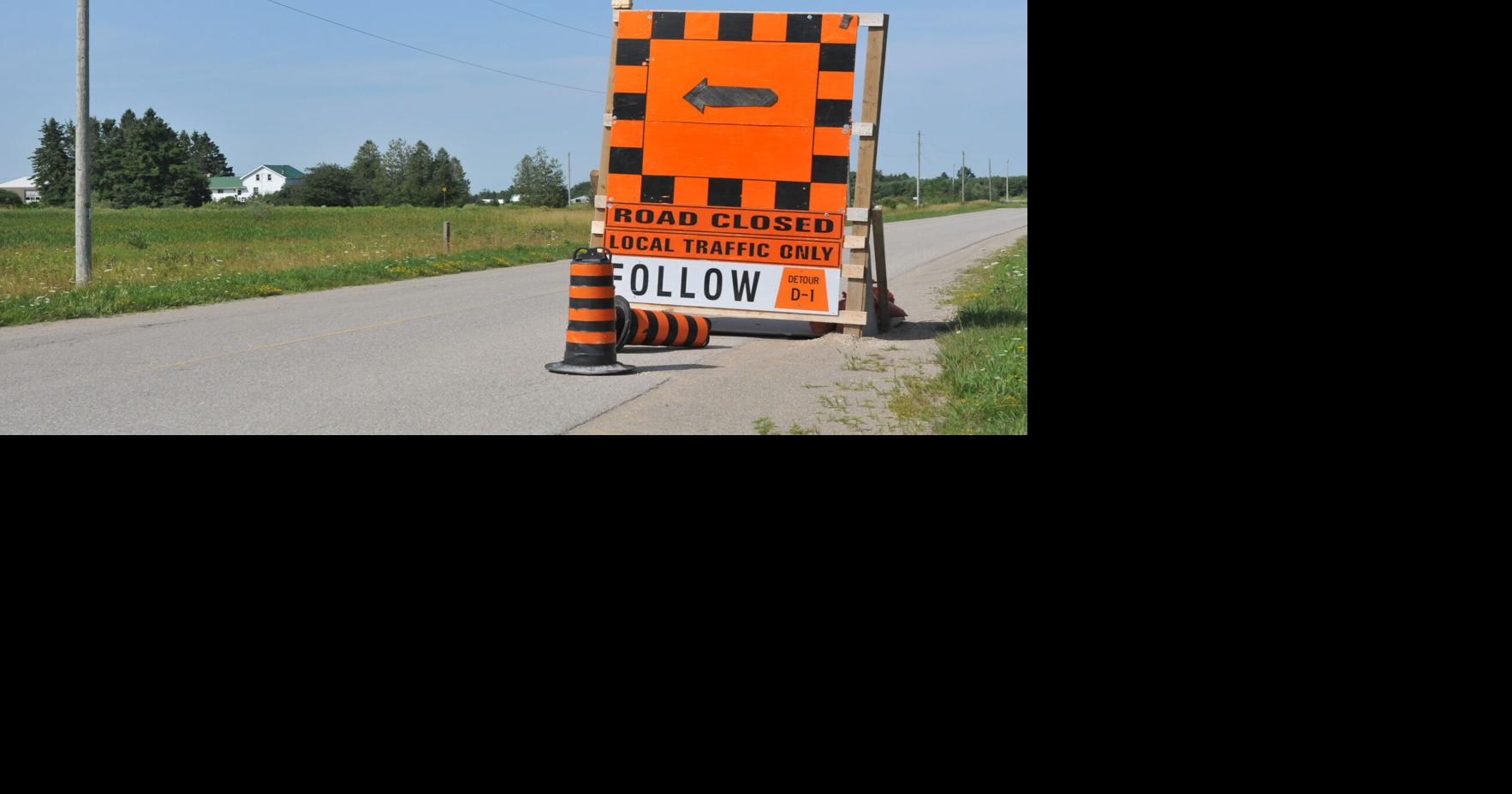 WHAT’S GOING ON HERE? Dufferin County road closure to impact commute