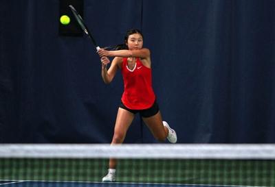 Clackamas' Lauren Han, Nelson's Shanah and Sophie Denham win Mt. Hood Conference district tennis titles