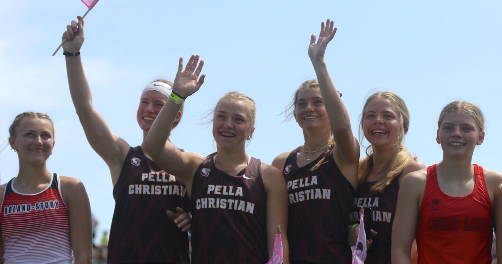 Pella Christian 4x200 scores record-breaking win, Pella's King grabs Shot Put title | Pella - Vimarsana News