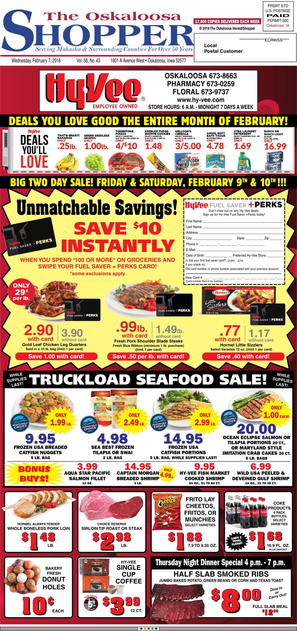 Oskaloosa Shopper week of 2/7/18 | | oskaloosa.com