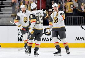 Dorofeyev powers Golden Knights past Blackhawks 4-0 as Hill ends shutout drought