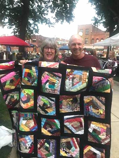 Hospice quilt raffle winner
