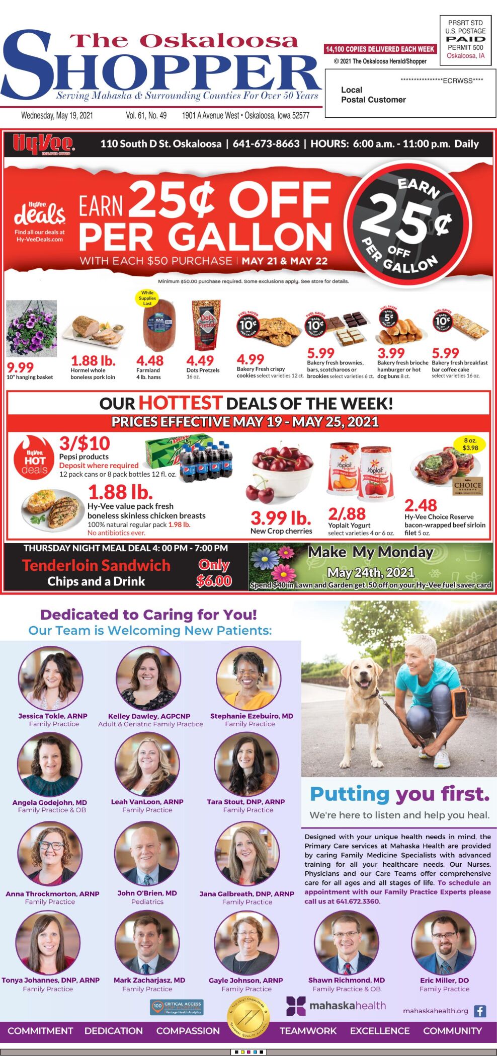 The Oskaloosa Shopper week of 05/19/21