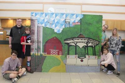 Ohs Art Students Create Mural Local News Oskaloosa Com