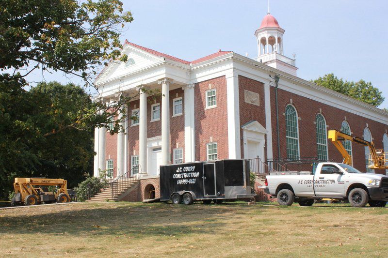 PROGRESS Fall 2017 Spencer Memorial Chapel coming back to life Local
