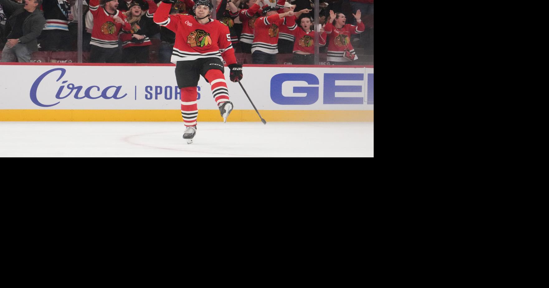 Rinzel and Frondell score, Blackhawks beat Blues 4-2 in Kane’s return to Chicago | National Sports