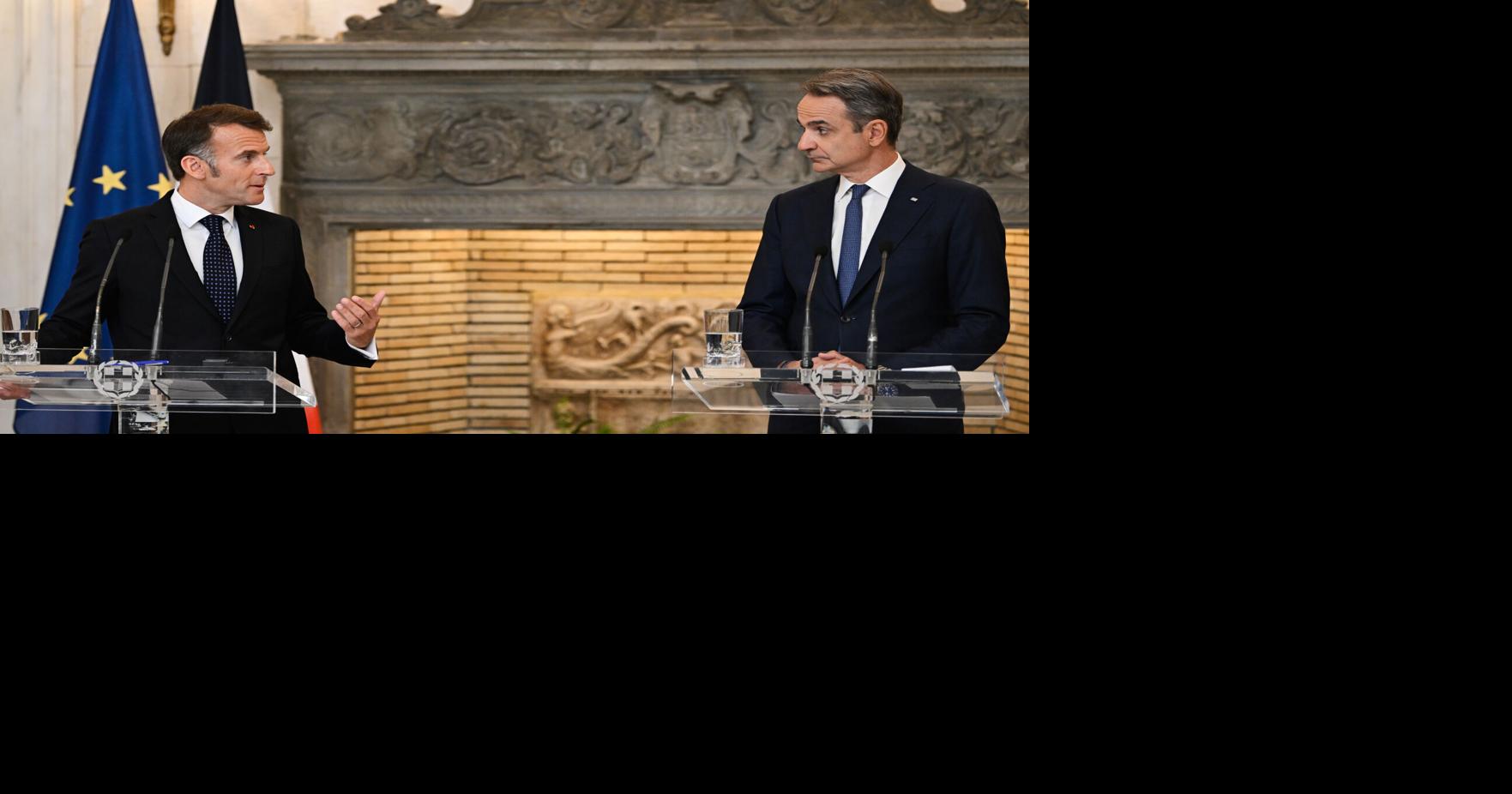 Leaders of France and Greece say the EU's defense splurge is no alternative to the NATO alliance