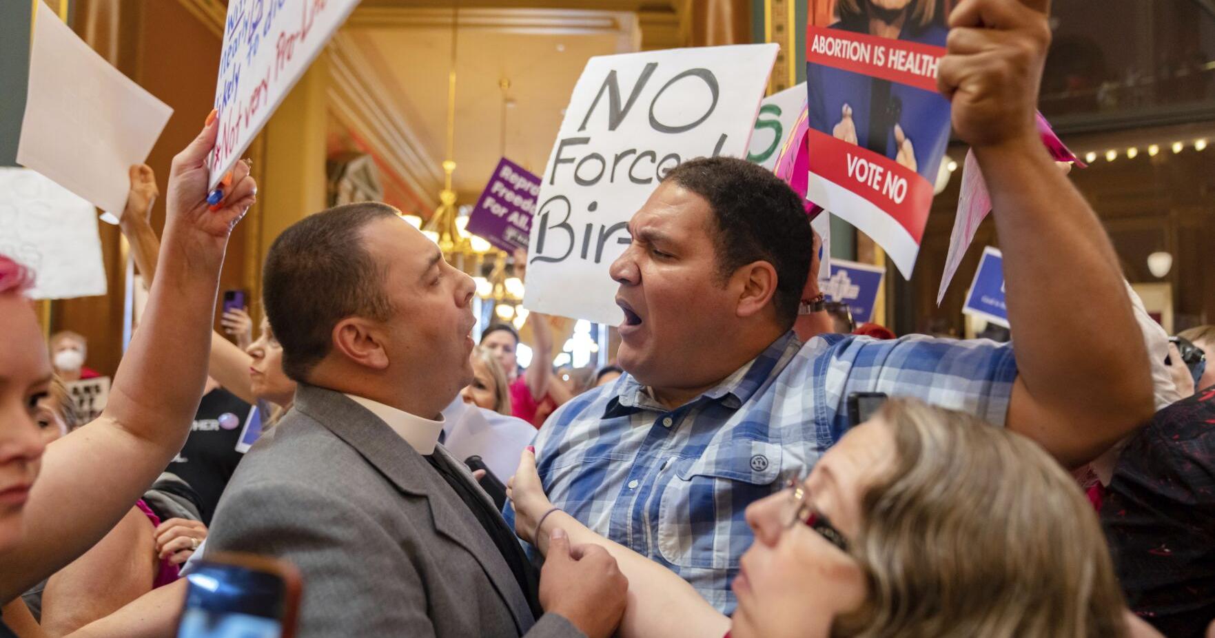 Tensions flare as Iowa Legislature debates 6-week abortion ban in special session - Vimarsana News