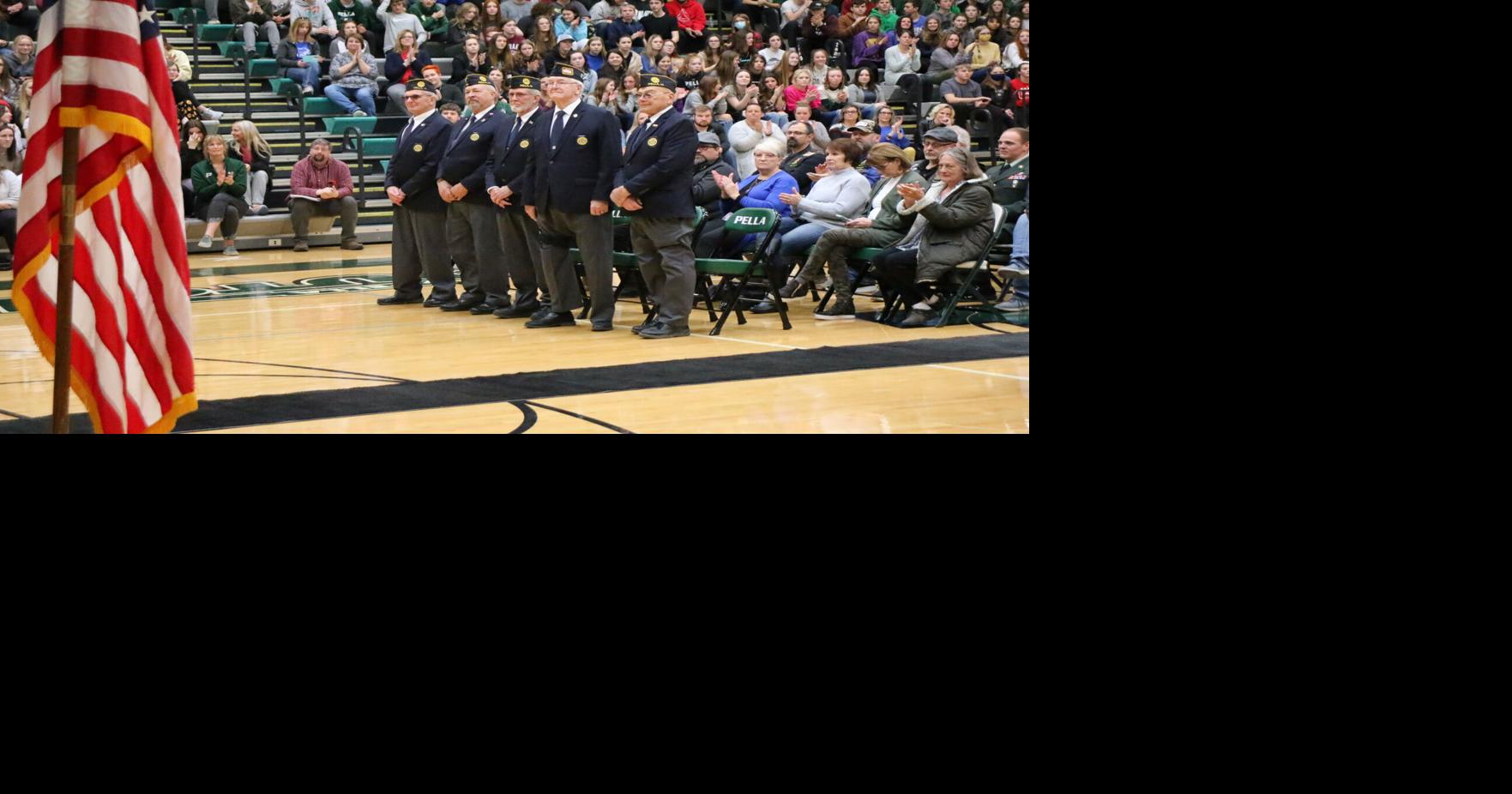 American Legion Post 89 donates 175 American flags to Pella Schools