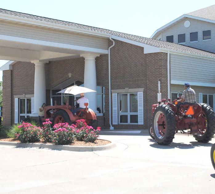 Tractor cavalcade visits nursing homes Friday Local News