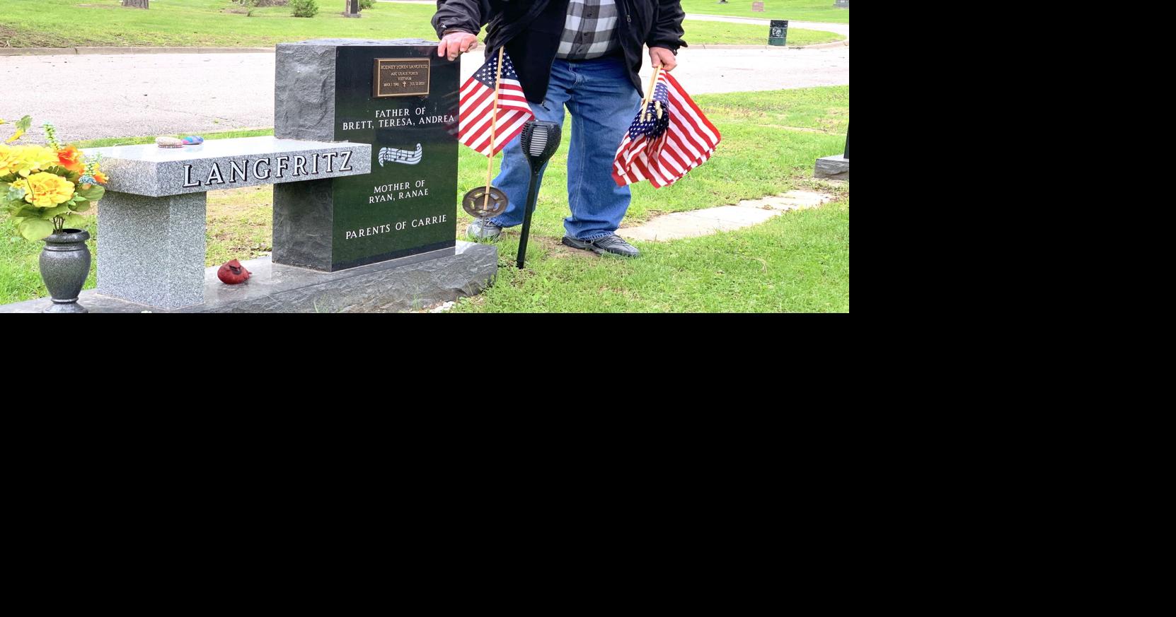 American Legion Veterans and volunteers prepare for Memorial Day