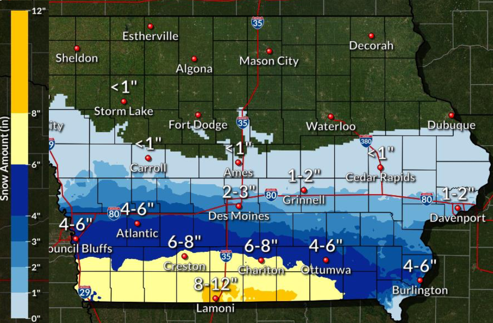 Snow returns to southern Iowa | | oskaloosa.com
