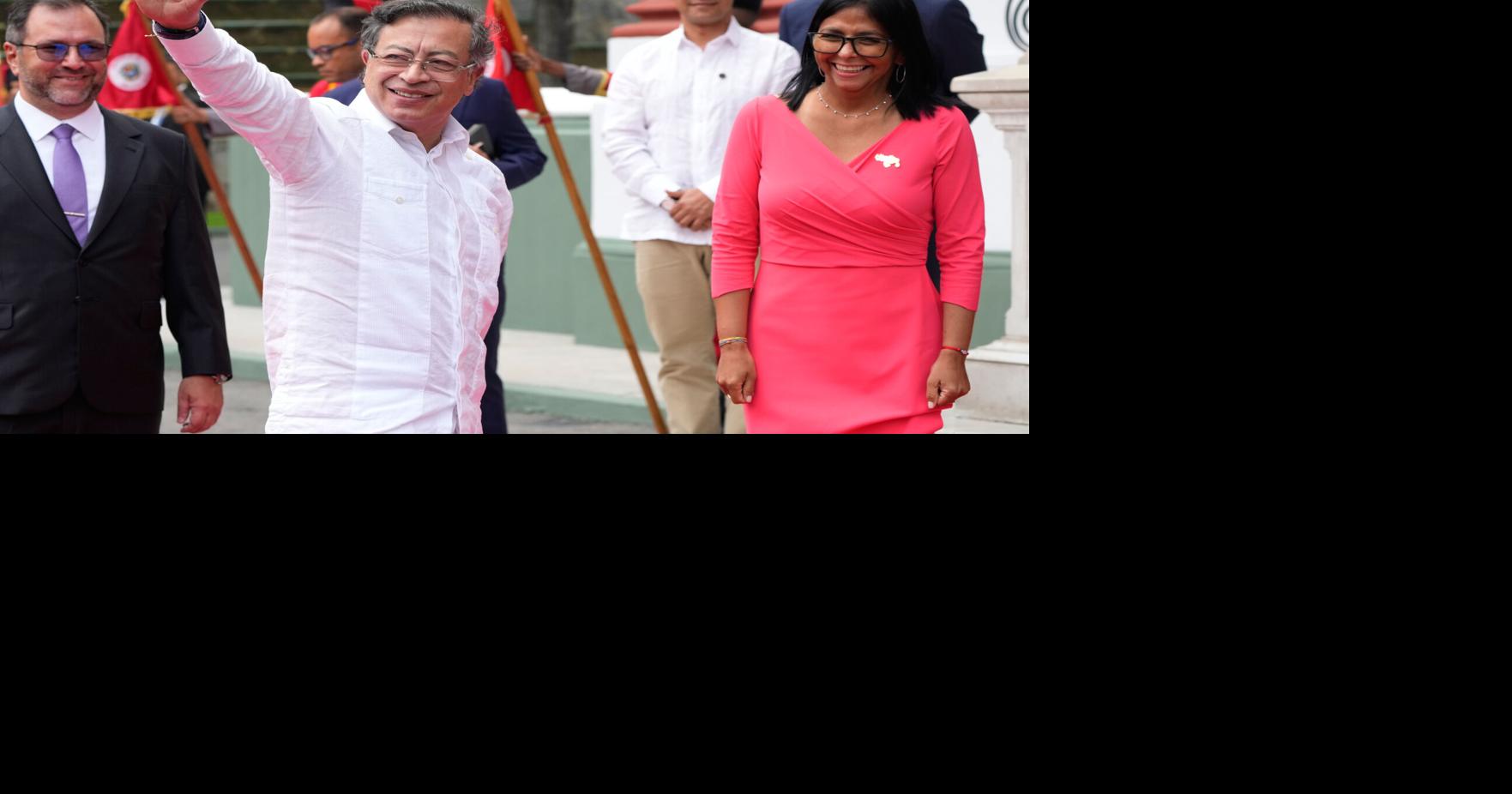 Colombia's leader visits Venezuela for key talks with acting President Delcy Rodríguez