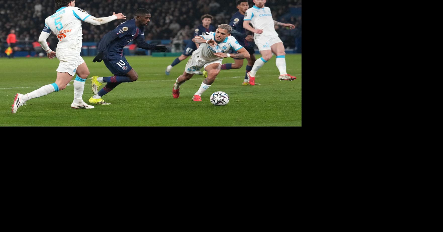 PSG's Dembélé out of Metz game with calf injury ahead of Champions League clash with Monaco