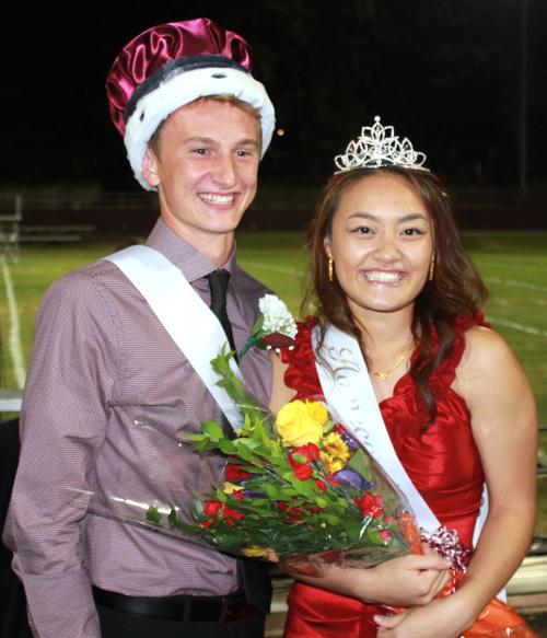 Homecoming king and queen