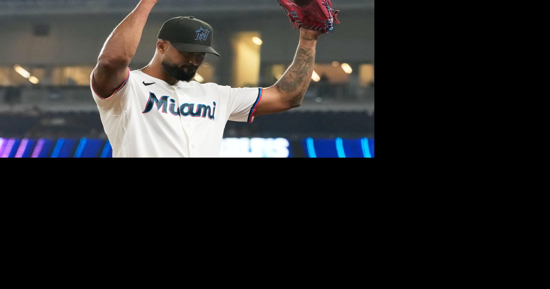 Alcantara sets Marlins' career strikeouts record in 6-4 win over Rangers