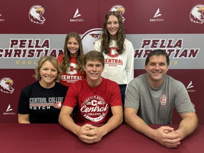 Pella Christian’s Van Arendonk signs with Central | Pella | oskaloosa.com