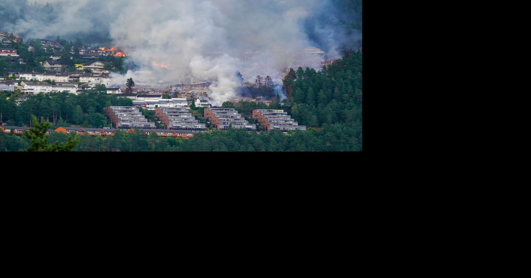 Norway's Largest Modern Fire Destroys Over 100 Homes, Forces Hundreds to Evacuate in Drammen