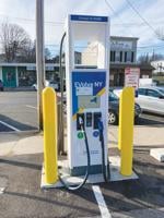 Oswego gets first electric vehicle fast-charging hub